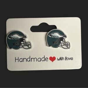 NFL Philadelphia Eagles Helmet Earrings